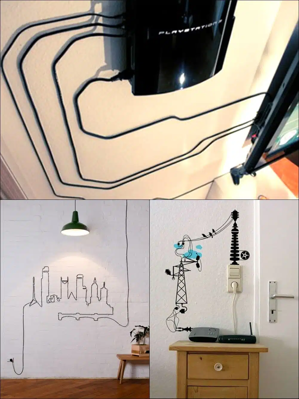 Cố định và tạo hình cho đường dây điện