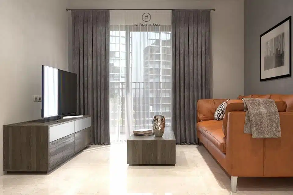 Mẫu phòng khách gia đình trẻ 4