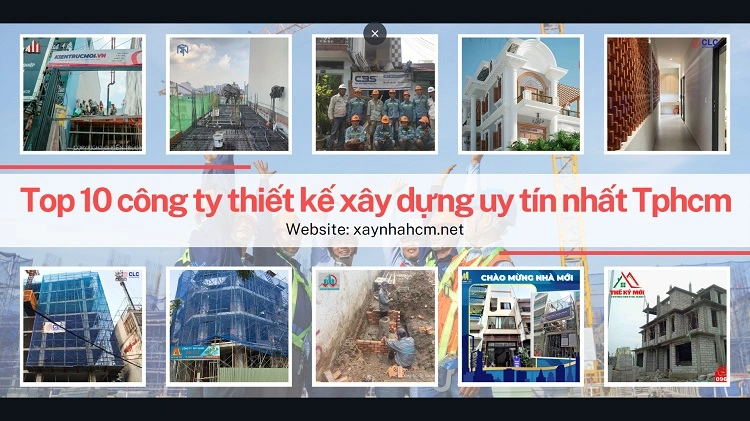 Top các công ty thiết kế xây dựng uy tín ở Thành Phố Hồ Chí Minh