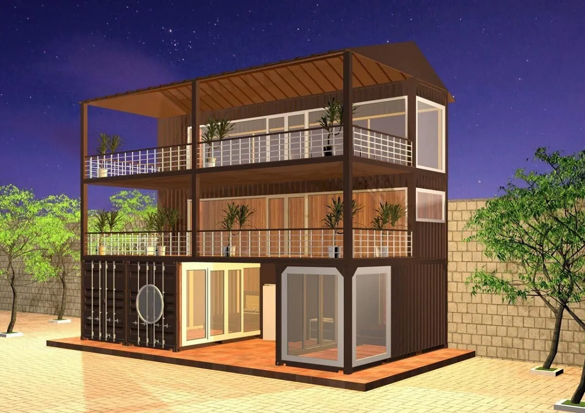 Mẫu nhà container lắp ghép sang trọng năm 2024