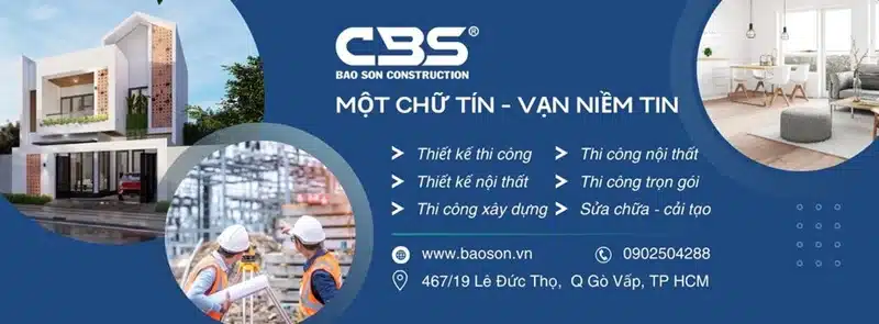 Công ty xay dựng Bảo Sơn, đơn vị chuyên thiết kế kiến trúc, trang trí nội thất tại Quận 8