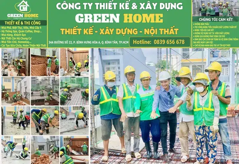 Xây dựng Greenhome, nhà thầu cung cấp những giải pháp xây dựng hiện đại 