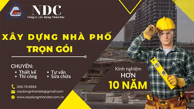 Xây dựng Nhân Đạt, đơn vị chuyên xây dựng cao ốc tại Huyện Củ chi